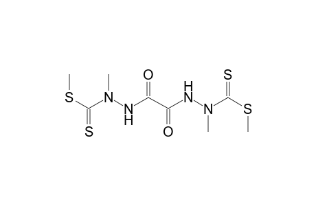 Methyl N-methyl-N-[[2-(2-methyl-2-methylsulfanylcarbothioyl-hydrazino)-2-oxo-acetyl]amino]carbamodithioate