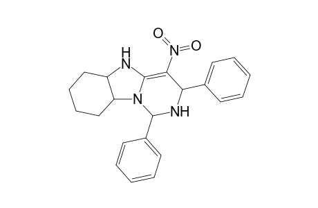 4-Nitro-1,3-diphenyl-1,2,3,5,5a,6,7,8,9,9a-decahydropyrimido[1,6-a][1,3]benzimidazole