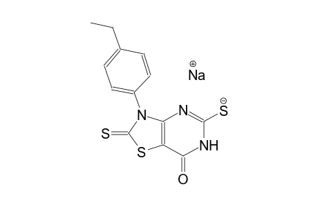 sodium 3-(4-ethylphenyl)-7-oxo-2-thioxo-2,3,6,7-tetrahydrothiazolo[4,5-d]pyrimidine-5-thiolate