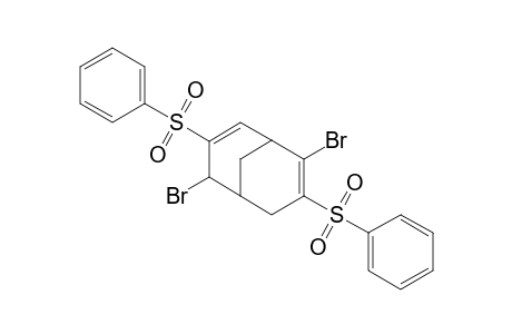 4,8-Dibromo-3,7-bis(phenylsulfonyl)bicyclo[3.3.1]nona-2,7-diene