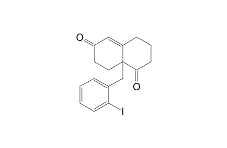 8a-(2-iodobenzyl)-3,4,7,8-tetrahydro-2H-naphthalene-1,6-quinone