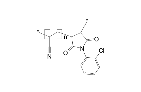 Poly[acrylonitrile-co-n-(o-chlorophenyl)maleimide], ca.1:1
