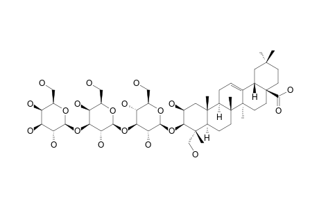 CARYOCAROSIDE_III-3;3-O-BETA-D-GALACTOPYRANOSYL-(1->3)-BETA-D-GALACTOPYRANOSYL-(1->3)-BETA-D-GLUCOPYRANOSYLBAYOGENIN