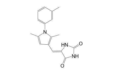 (5Z)-5-{[2,5-dimethyl-1-(3-methylphenyl)-1H-pyrrol-3-yl]methylene}-2,4-imidazolidinedione