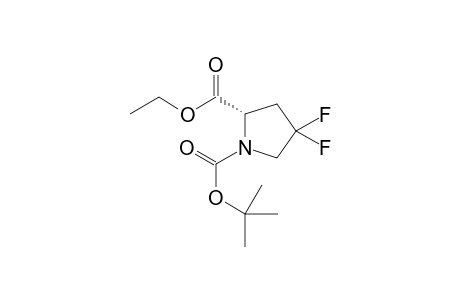 1-tert-butyl 2-ethyl (S)-4,4-difluoropyrrolidine-1,2-dicarboxylate