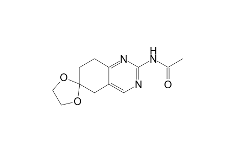 N-(2'-spiro[1,3-dioxolane-2,6'-7,8-dihydro-5H-quinazoline]yl)acetamide