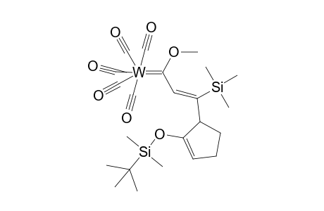 2-Methoxy-3-(pentacarbonyl)tungsten-1-trimethylsilyl-1-[2-(1-tert-butyldimethylsiloxy)cyclopent-1-yl]prop-1,3-diene complex