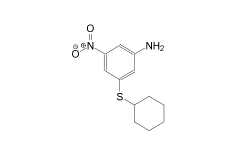 3-(cyclohexylsulfanyl)-5-nitroaniline