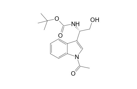 tert-Butyl (S)-N-[1-(Acetylindolyl-3-yl)-2-hydroxy]ethylcarbamate