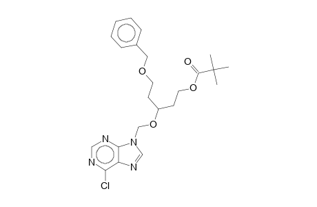 5-(Benzyloxy)-3-[(6-chloro-9H-purin-9-yl)methoxy]pentyl pivalate