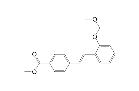 Benzoic acid, 4-[2-[2-(methoxymethoxy)phenyl]ethenyl]-, methyl ester, (E)-