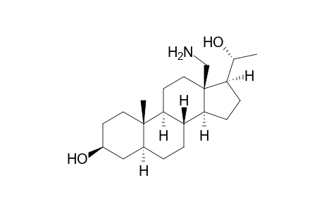 Pregnane-3,20-diol, 18-amino-, (3.beta.,5.alpha.,20R)-