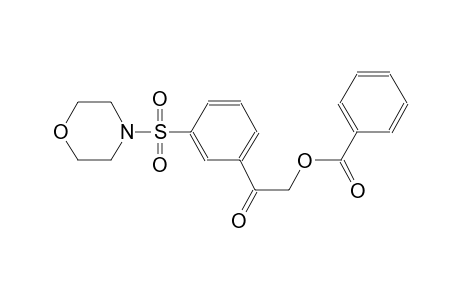 ethanone, 2-(benzoyloxy)-1-[3-(4-morpholinylsulfonyl)phenyl]-