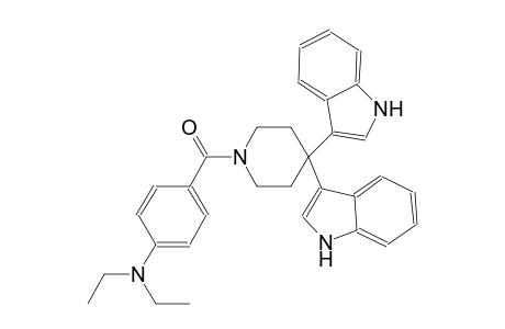 benzenamine, 4-[[4,4-di(1H-indol-3-yl)-1-piperidinyl]carbonyl]-N,N-diethyl-