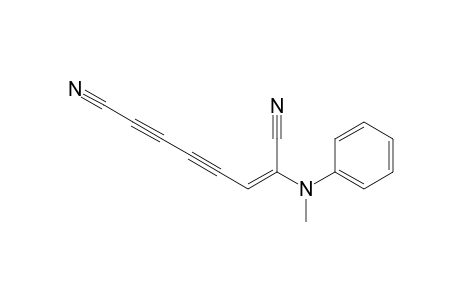 (E)-2-(N-methylanilino)oct-2-en-4,6-diynedinitrile