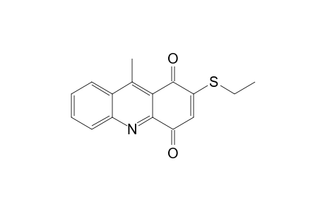 2-(Ethylthio)-9-methylacridine-1,4-dione