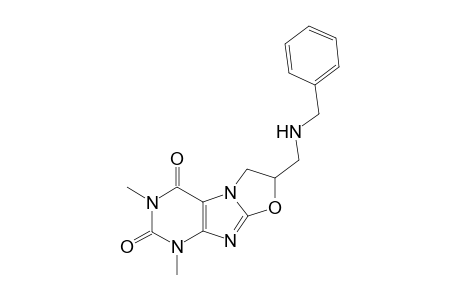 7-[(Benzylamino)methyl]-1,3-dimethyl-6,7-dihydro-oxazolo[2,3-f]purine-1H,3H-2,4-dione