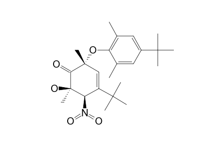 4-TERT.-BUTYL-R-2-(4'-TERT.-BUTYL-2',6'-DIMETHYLPHENOXY)-TRANS-6-HYDROXY-2,6-DIMETHYL-T-5-NITROCYCLOHEX-3-ENONE