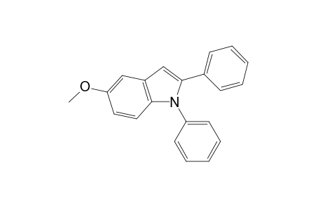 5-Methoxy-1,2-diphenyl-1H-indole