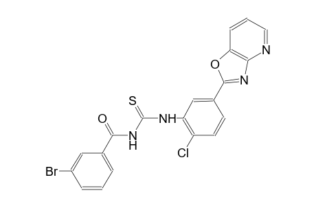 thiourea, N-(3-bromobenzoyl)-N'-(2-chloro-5-oxazolo[4,5-b]pyridin-2-ylphenyl)-