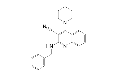 2-(Benzylylamino)-4-piperidinoquinoline-3-carbonitrile