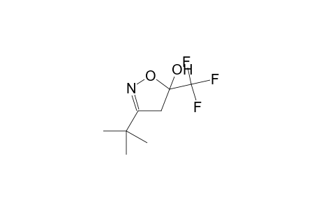 3-tert-Butyl-5-(trifluoromethyl)-4,5-dihydro-5-isoxazolol