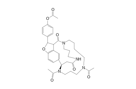 N(6),n(10) ,o(34)-triacetyl-11-epi-ephedradine A