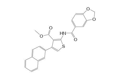 methyl 2-[(1,3-benzodioxol-5-ylcarbonyl)amino]-4-(2-naphthyl)-3-thiophenecarboxylate