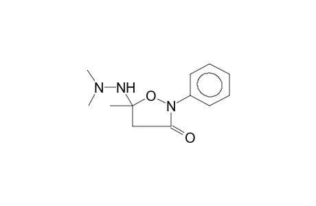 5-N,N-DIMETHYLHYDRAZINO-5-METHYL-2-PHENYLISOXAZOLIDINONE-3