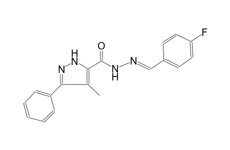 1H-pyrazole-5-carboxylic acid, 4-methyl-3-phenyl-, 2-[(E)-(4-fluorophenyl)methylidene]hydrazide