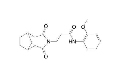 3-(3,5-dioxo-4-azatricyclo[5.2.1.0~2,6~]dec-8-en-4-yl)-N-(2-methoxyphenyl)propanamide