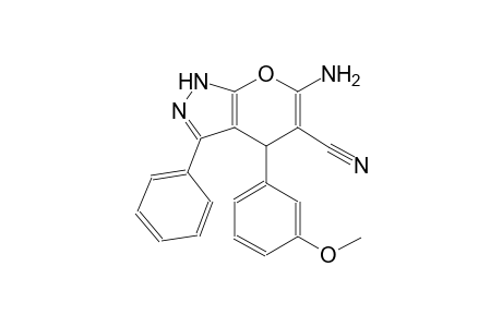 pyrano[2,3-c]pyrazole-5-carbonitrile, 6-amino-1,4-dihydro-4-(3-methoxyphenyl)-3-phenyl-