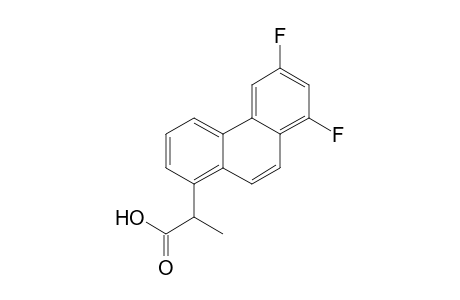 2-(6,8-difluoro-1-phenanthrenyl)propanoic acid