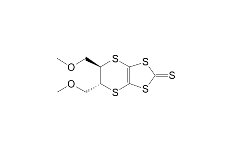(5R,6R)-5,6-Di(methoxymethyl)-5,6-dihydro-1,3-dithiolo[4,5-b][1,4]dithiin-2-thione