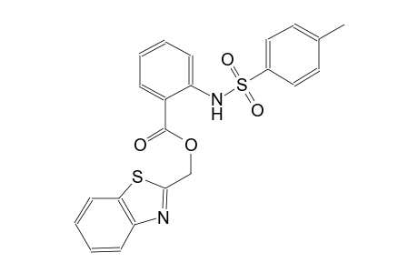 benzoic acid, 2-[[(4-methylphenyl)sulfonyl]amino]-, 2-benzothiazolylmethyl ester