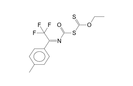 N-[(O-ETHYLDITHIOCARBONATO)CARBONYL]-1-(4-METHYLPHENYL)-2,2,2-TRIFLUOROETHYLIDENAMINE