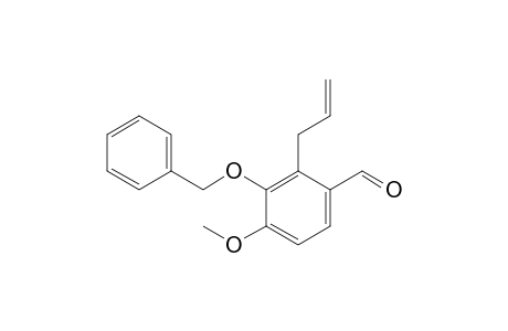 2-Allyl-3-benzoxy-4-methoxy-benzaldehyde