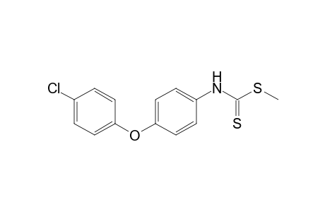 Methyl N-[4-(4-chloranylphenoxy)phenyl]carbamodithioate