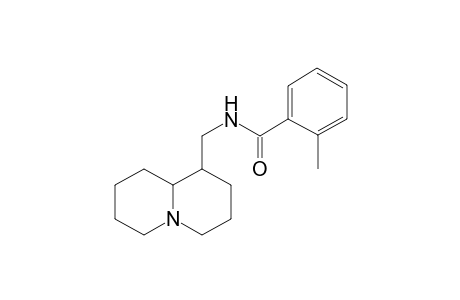 2-Methyl-N-(quinolizidin-1-ylmethyl)benzamide