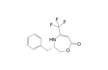 (S)-3-Benzyl-3,4-dihydro-5-(trifluoromethyl)-2H-[1,4]-oxazepin-7-one