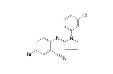 benzonitrile, 5-bromo-2-[[(2E)-1-(3-chlorophenyl)pyrrolidinylidene]amino]-