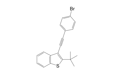 3-((4-Bromophenyl)ethynyl)-2(tert-butyl)benzo[b]thiophene