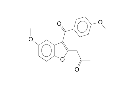 2-acetonyl-3-(4-methoxybenzoyl)-5-methoxybenzofuran
