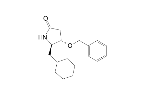 (4S,5R)-4-Benzyloxy-5-cyclohexylmethyl-2-pyrrolidinone
