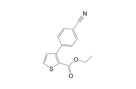 Ethyl 3-(4-cyanophenyl)thiophene-2-carboxylate