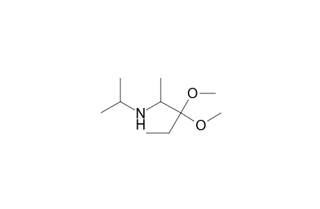 N-iso-Propyl-3,3-dimethoxypentane-2-amine