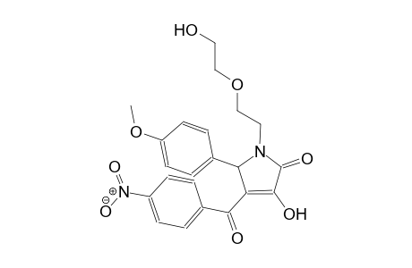 3-hydroxy-1-[2-(2-hydroxyethoxy)ethyl]-5-(4-methoxyphenyl)-4-(4-nitrobenzoyl)-1,5-dihydro-2H-pyrrol-2-one