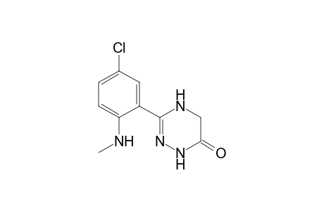 1,2,4-Triazin-6(1H)-one, 3-[5-chloro-2-(methylamino)phenyl]-4,5-dihydro-