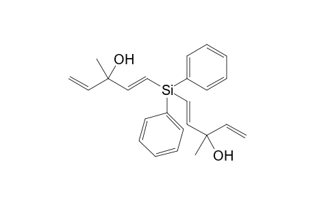 (1E,1'E)-1,1'-(diphenylsilanediyl)bis(3-methylpenta-1,4-dien-3-ol)