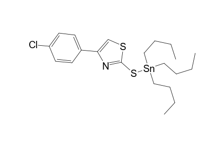4-(p-Chlorophenyl)-3-[(tri-n-butyl)stannyl]thiazole